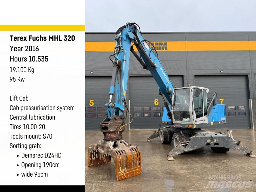 Fuchs MHL 320 Перевантажувачі металобрухту/промислові навантажувачі