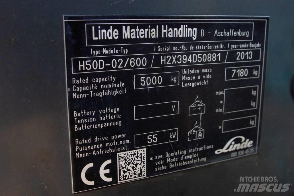 Linde H50D-02/600 Дизельні навантажувачі