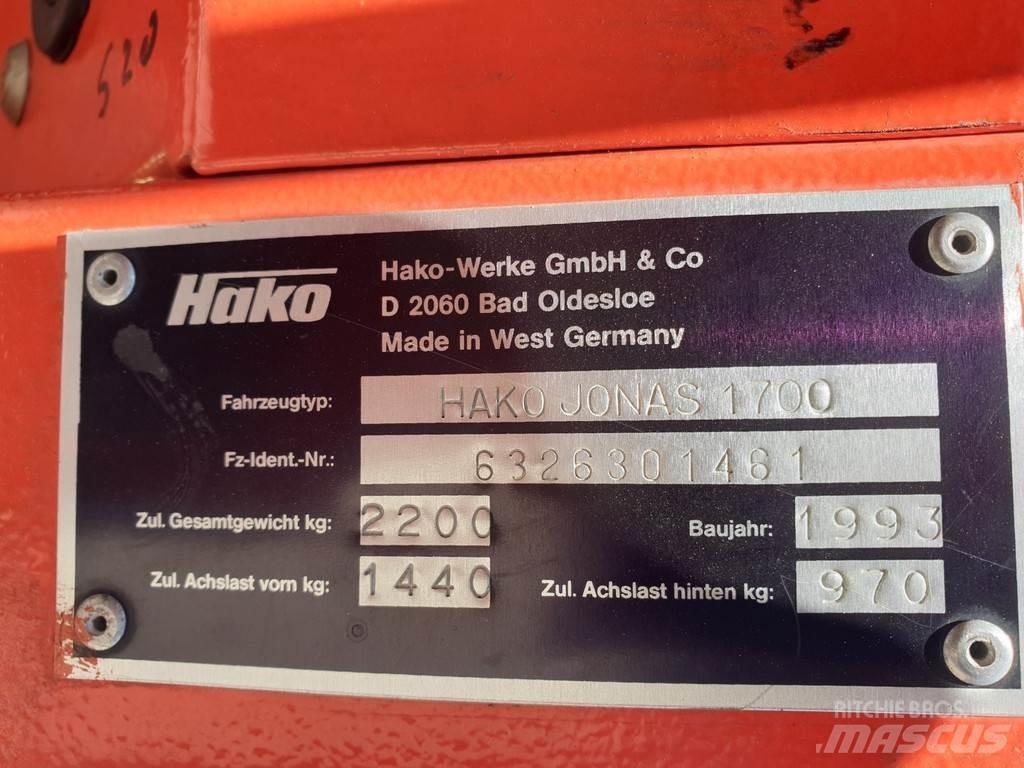 Hako Jonas 1700 Підмітальні машини