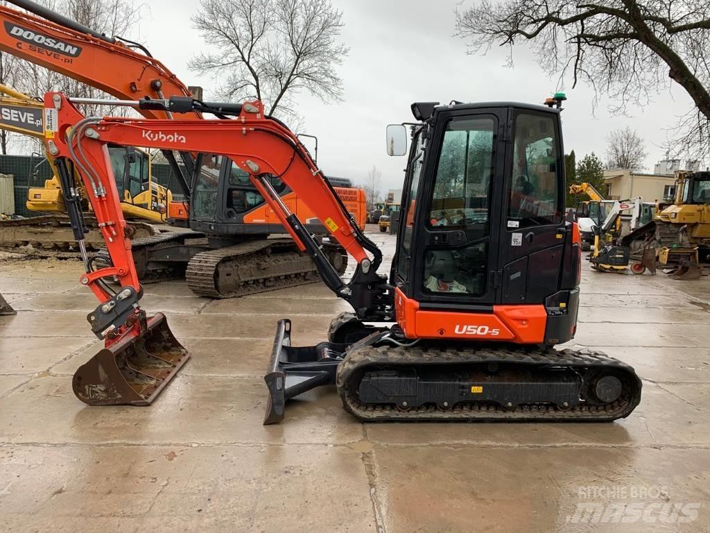Kubota U50-5 Міні-екскаватори < 7т