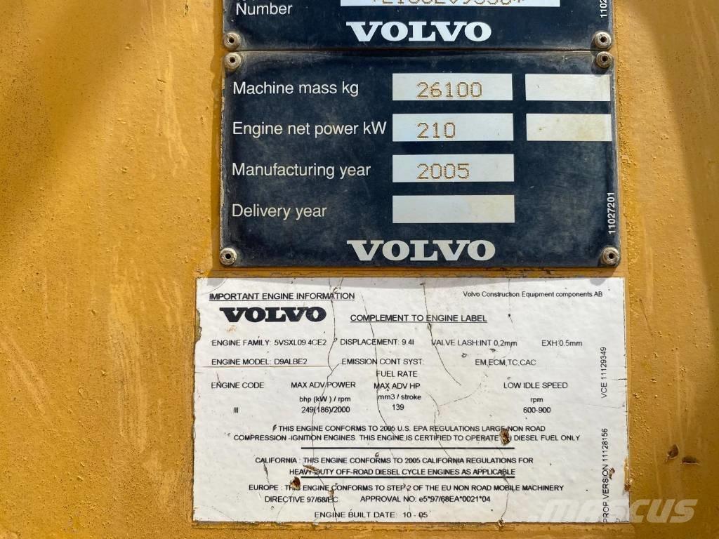 Volvo L 150 E Фронтальні навантажувачі