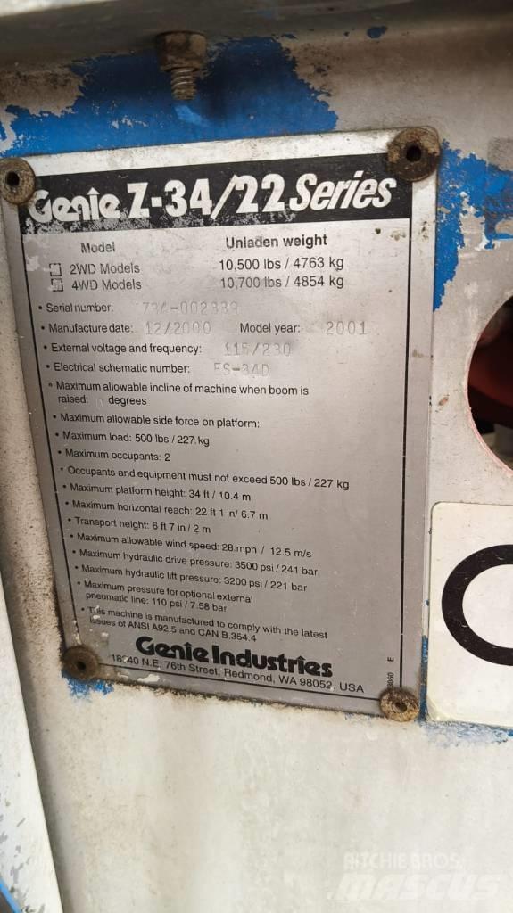 Genie Z 34/22 IC Колінчаті підйомники