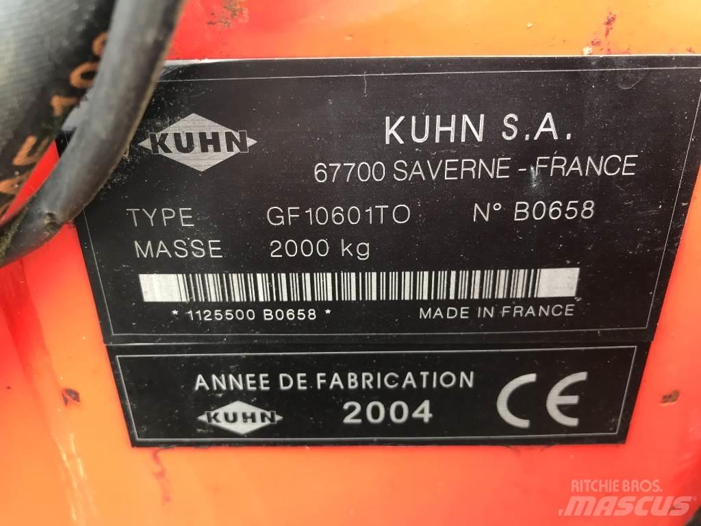 Kuhn GF 10601 TO Граблі і сінозворушувачі