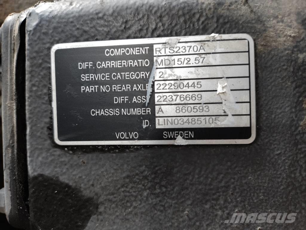 Volvo RTS2370A Осі