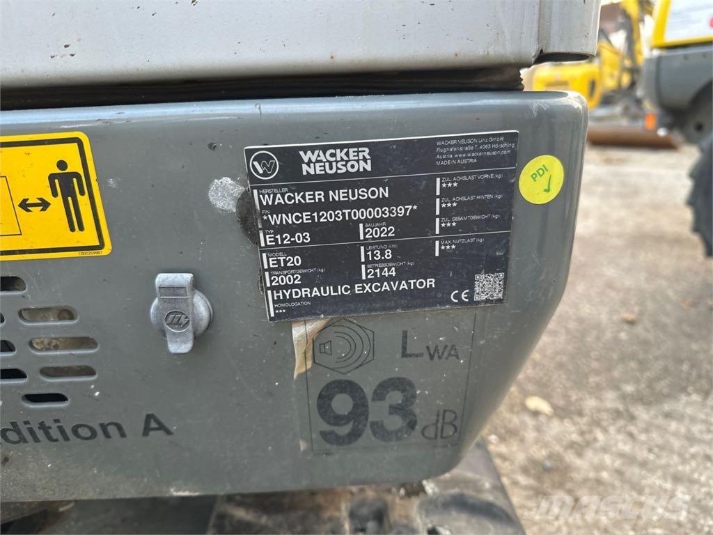 Wacker Neuson ET20 Crawler excavators