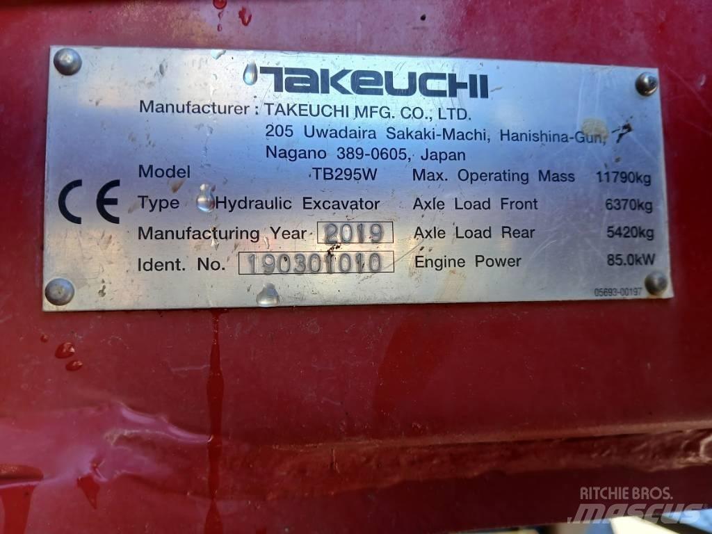 Takeuchi TB 295 W Колісні екскаватори