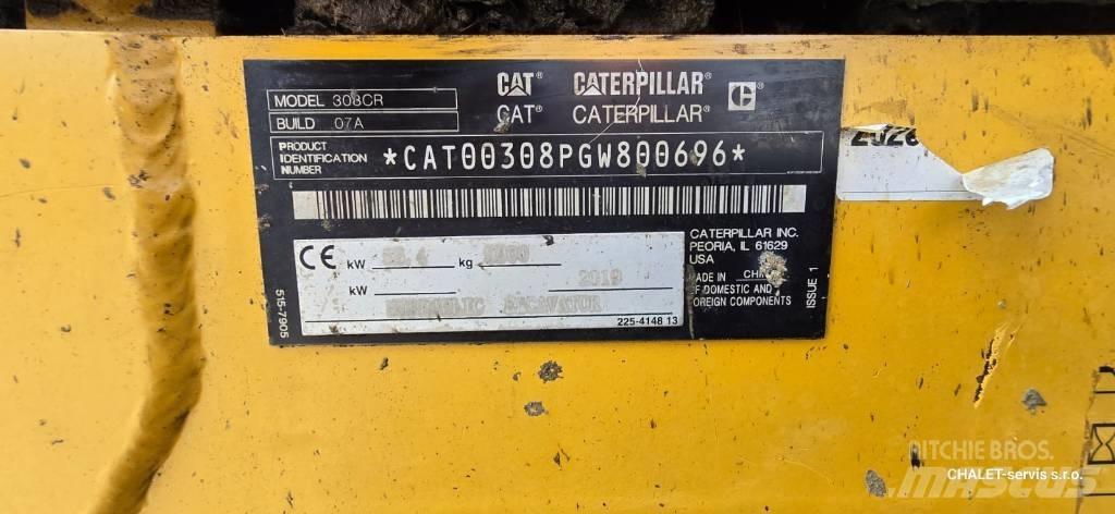 CAT 308 CR Середні екскаватори 7т. - 12т.