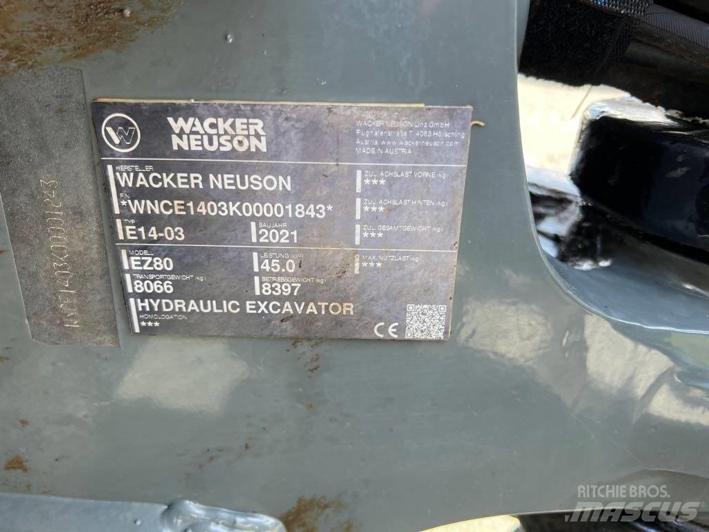 Wacker Neuson EZ80 Гусеничні екскаватори