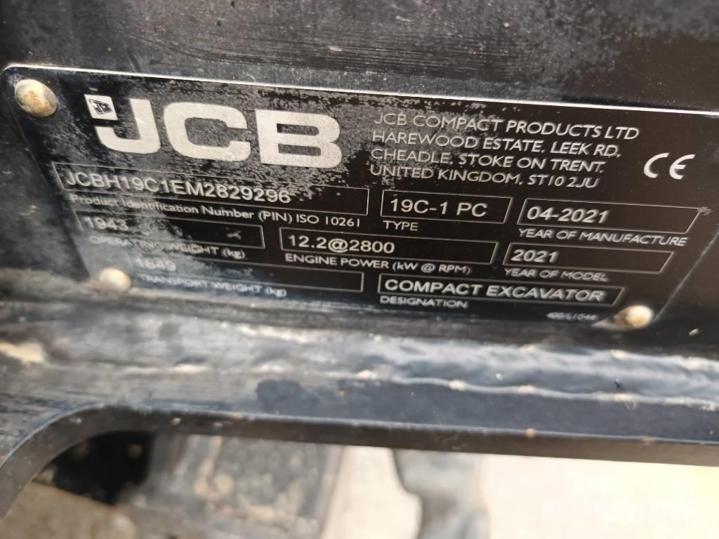 JCB 19 C-1 Міні-екскаватори < 7т