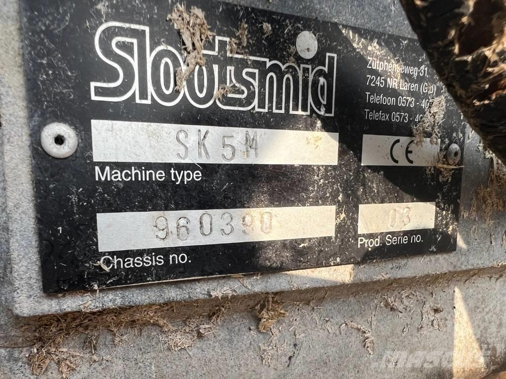 Slootsmid SK 5 M Розсіювачі гною