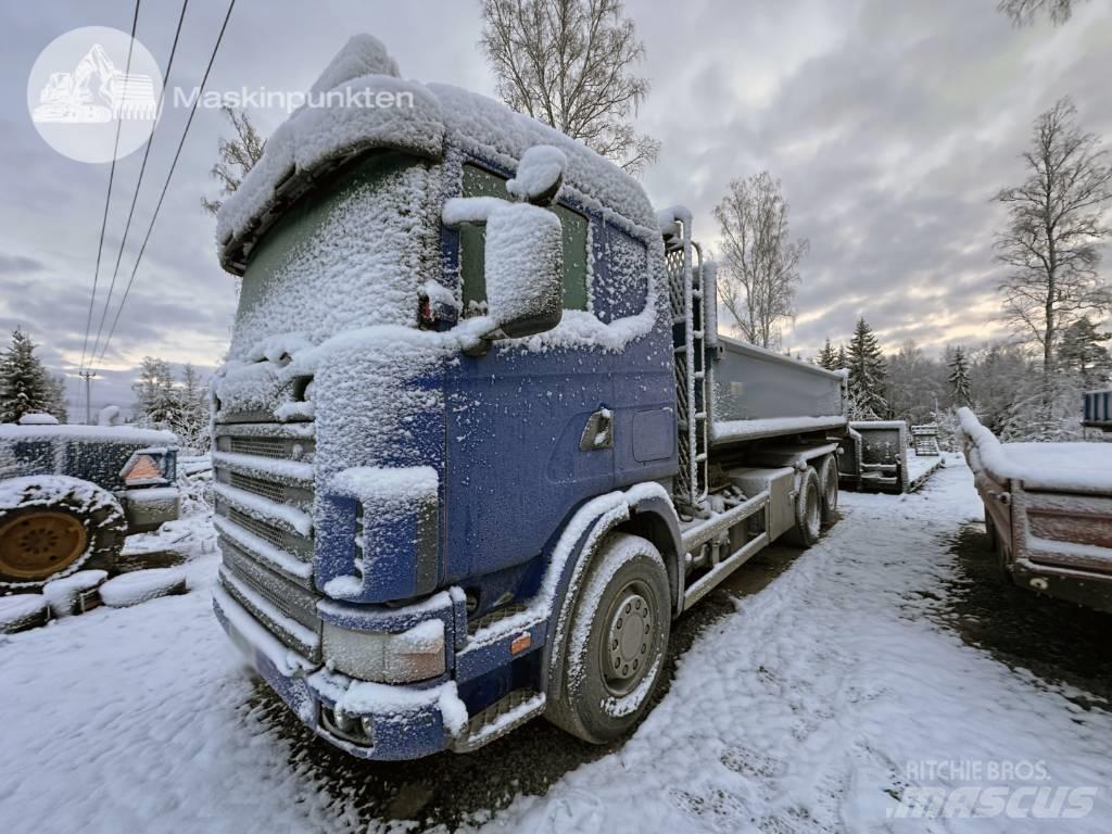 Scania R 124 GB 470 Вантажівки з гаковим підйомом