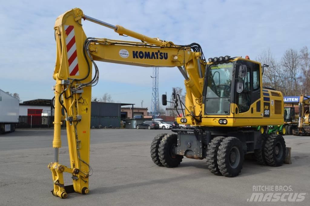 Komatsu PW 180-10 Колісні екскаватори