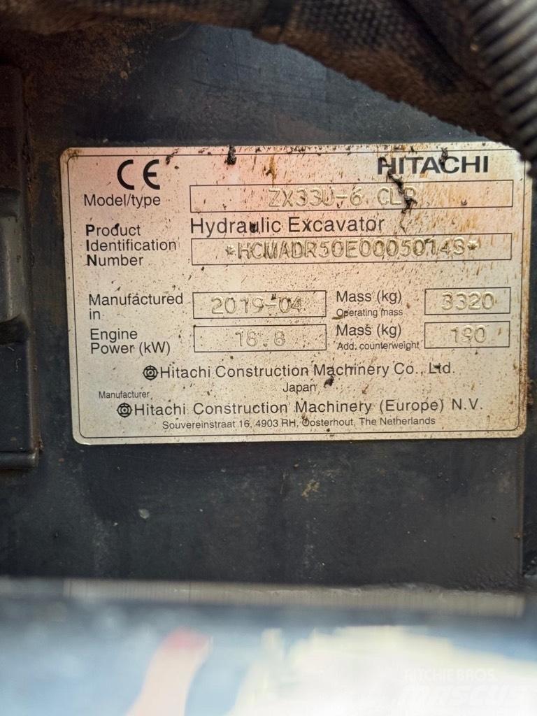 Hitachi ZX 33 U-6 Міні-екскаватори < 7т