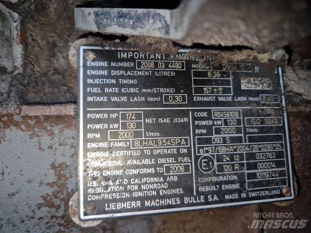Liebherr D934S A4 Двигуни