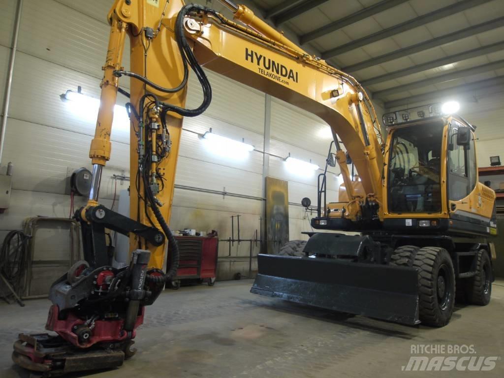 Hyundai R 160 W-9A Колісні екскаватори