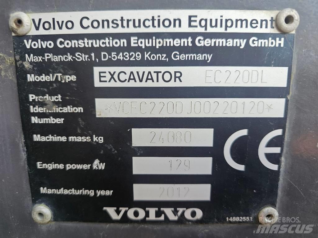 Volvo EC 220 DL Гусеничні екскаватори