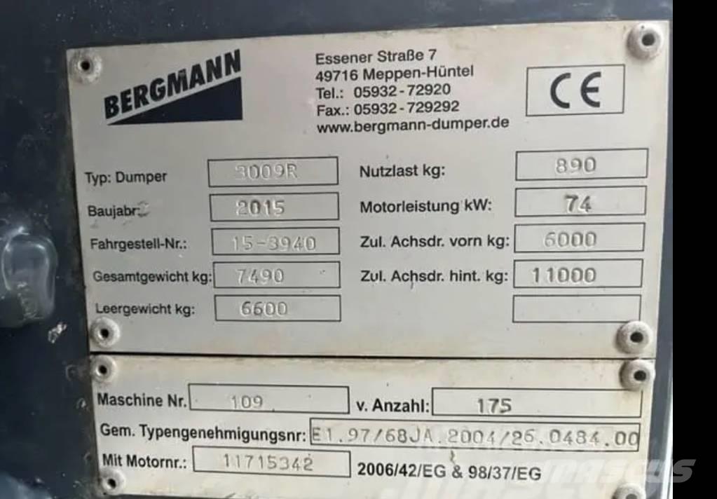 Bergmann Dumper Зчленовані самоскиди