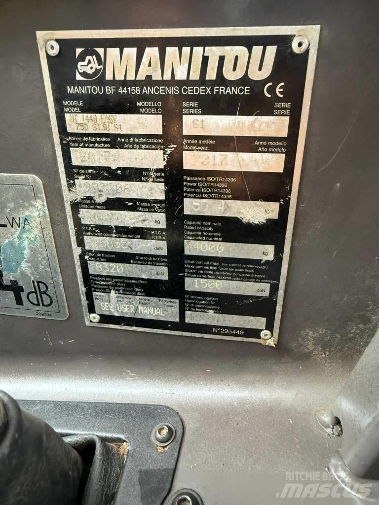 Manitou MT 1440 Телескопічні навантажувачі