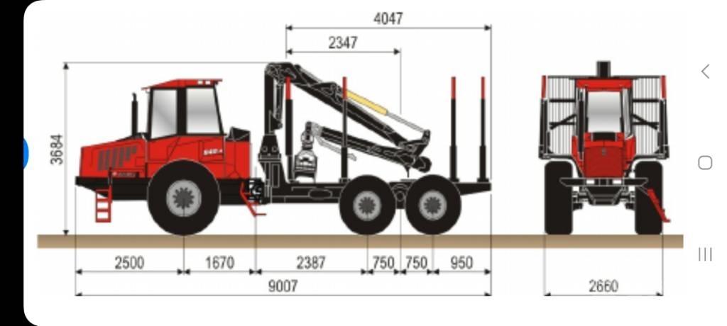 Valmetal 840.2 Форвардери