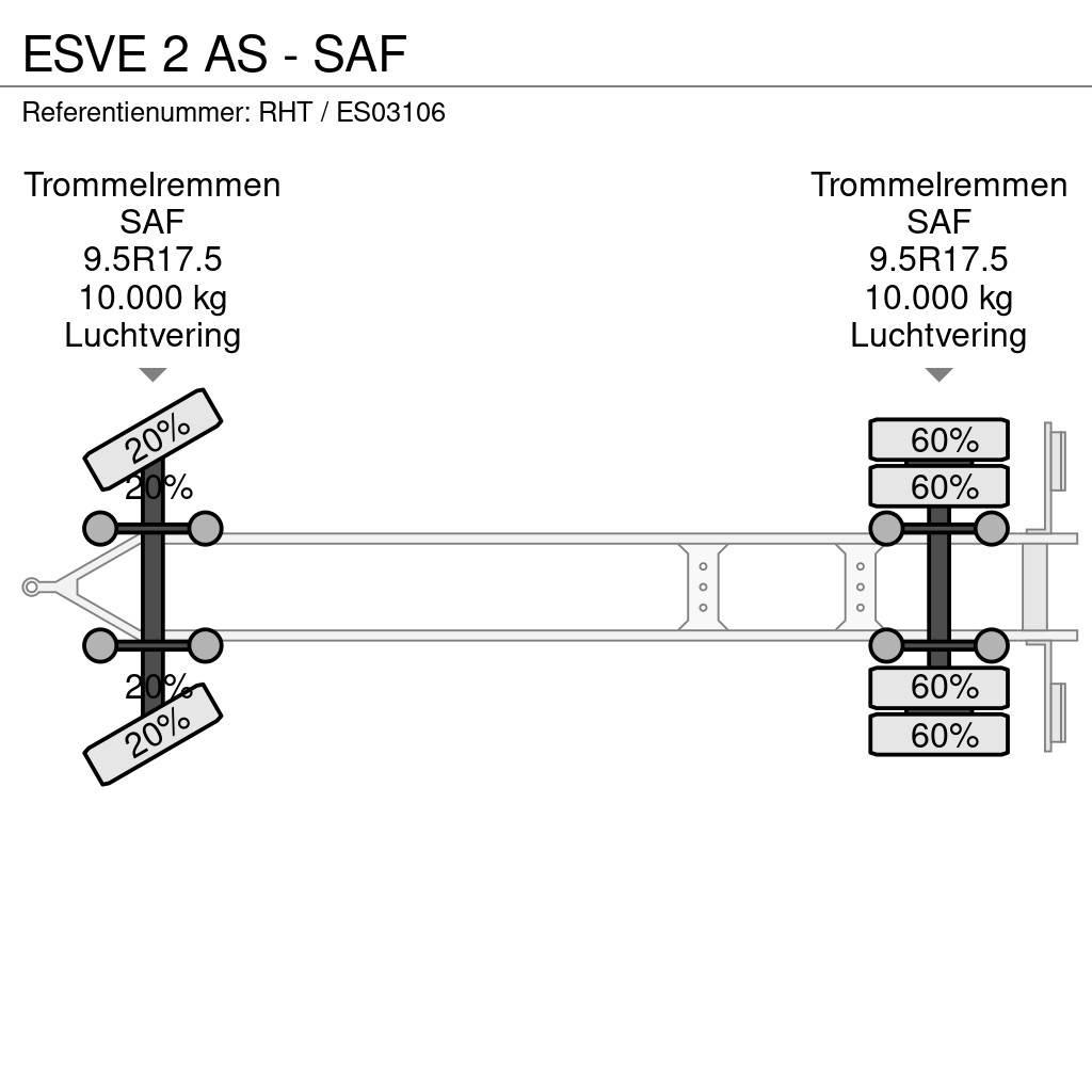 Esve 2 AS - SAF Причепи для перевезення контейнерів