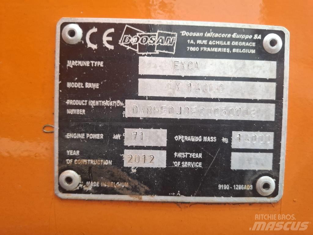 Doosan DX 140 LC Гусеничні екскаватори