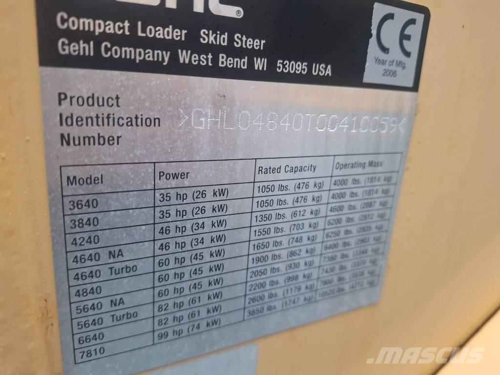 Gehl 4840 Міні-навантажувачі