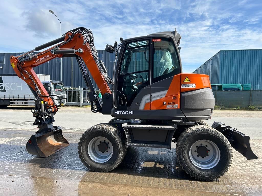 Hitachi ZX95W Колісні екскаватори