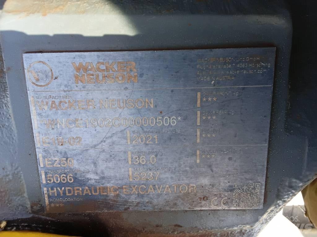 Wacker Neuson EZ50 Гусеничні екскаватори