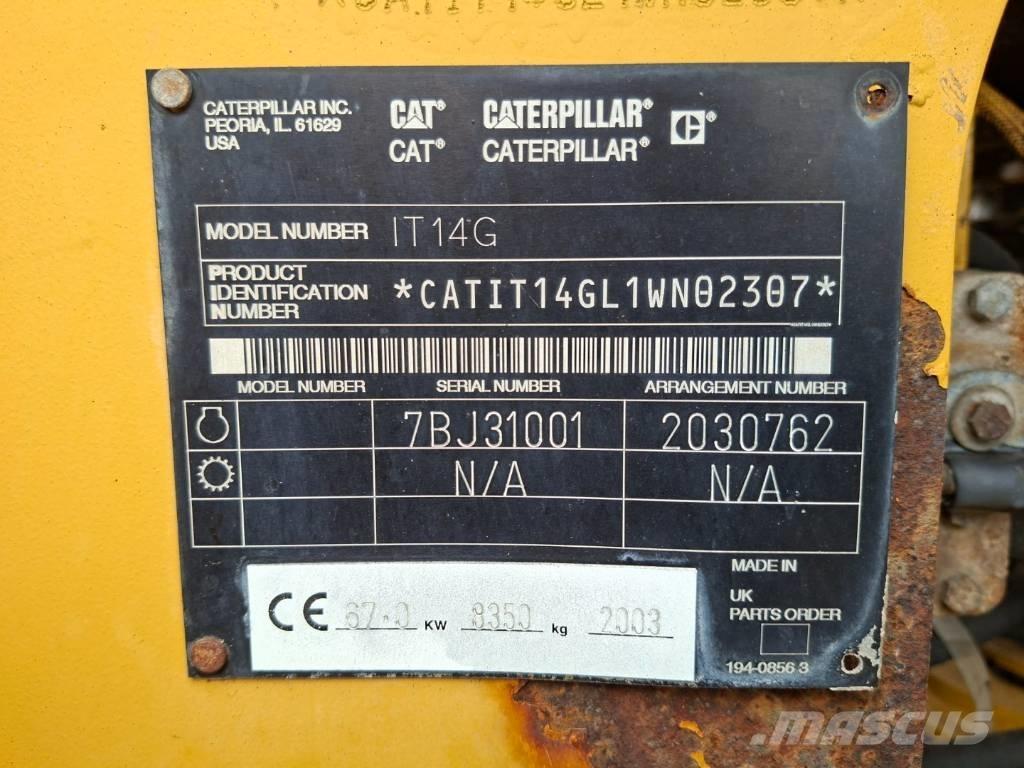 CAT IT 14 G Фронтальні навантажувачі