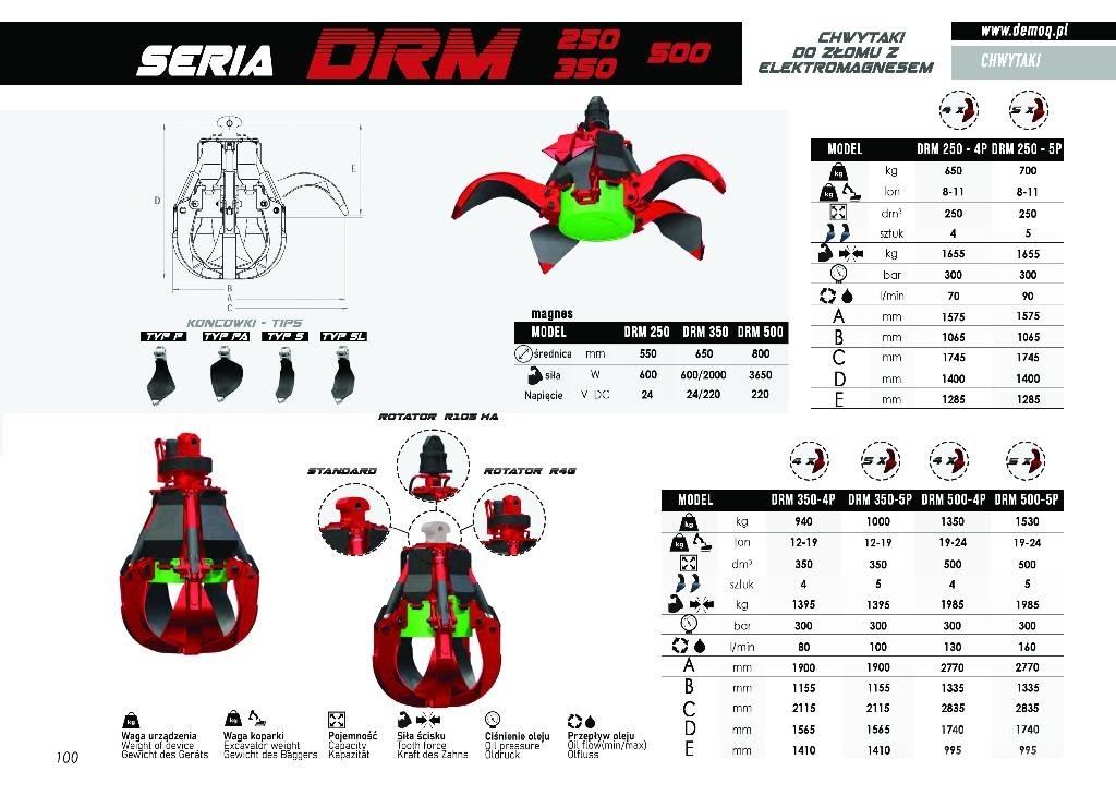  DEMOQ DRM250-5P Грейфери