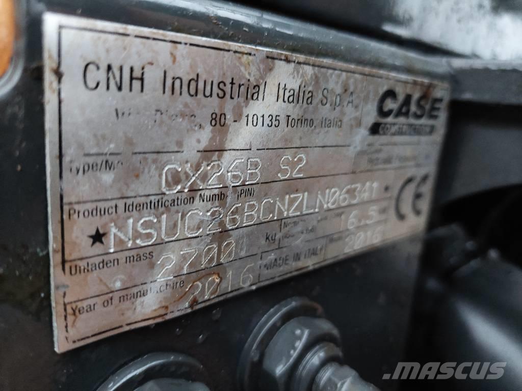 CASE CX 26 B Міні-екскаватори < 7т