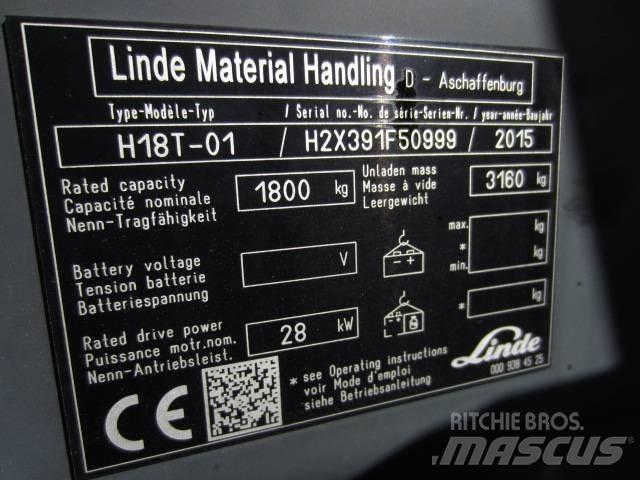 Linde H 18 T-03 Газові навантажувачі