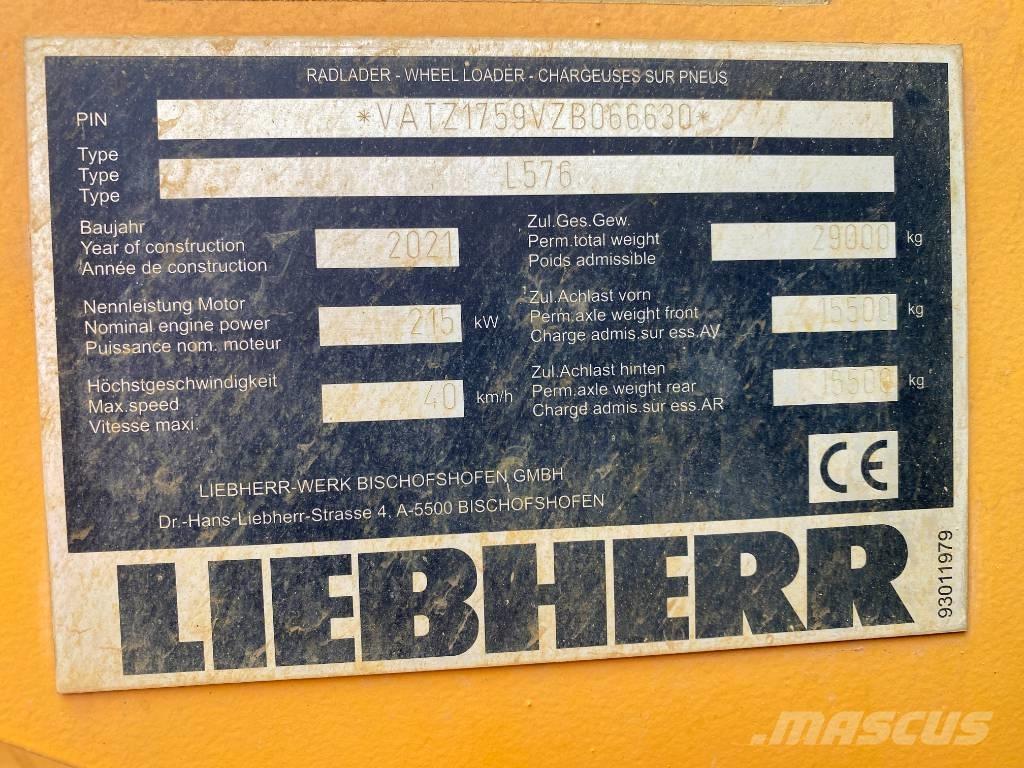 Liebherr L 576 Фронтальні навантажувачі