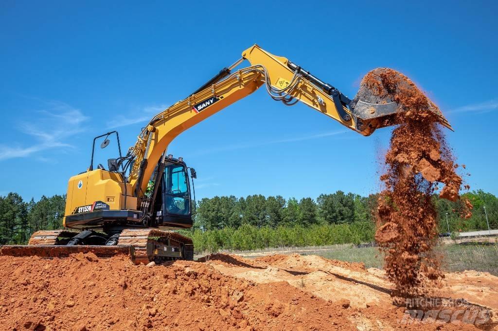 Sany SY155U (16 tonni) Гусеничні екскаватори