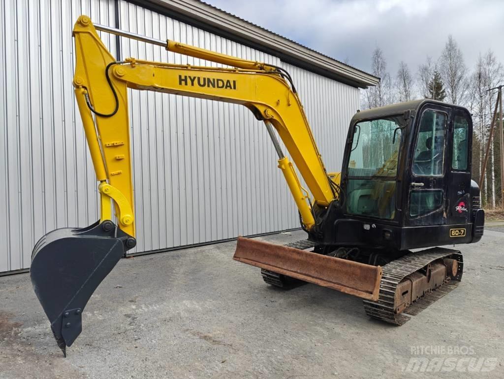 Hyundai R 60-7 Міні-екскаватори < 7т
