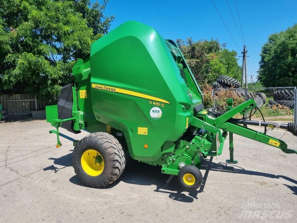 John Deere V451G Рулонні прес-підбирачі