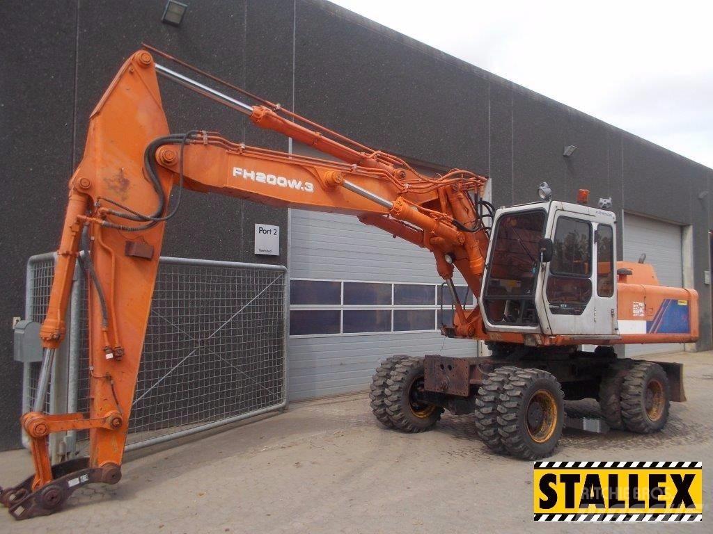 Hitachi 200W Колісні екскаватори