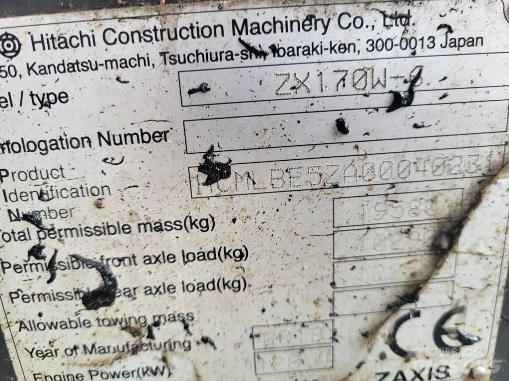Hitachi ZX170W-6 Колісні екскаватори