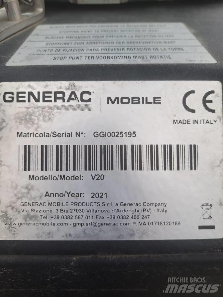 Pramac Generac V20 Освітлювальні вежі