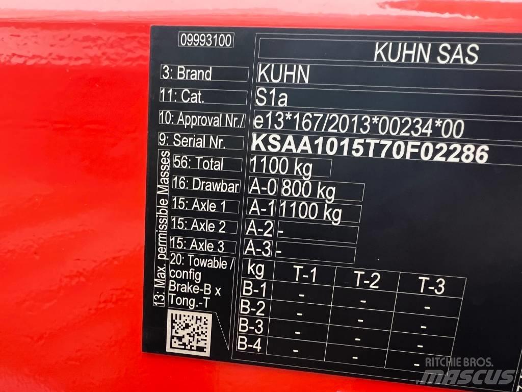 Kuhn GA 7501 Граблі і сінозворушувачі