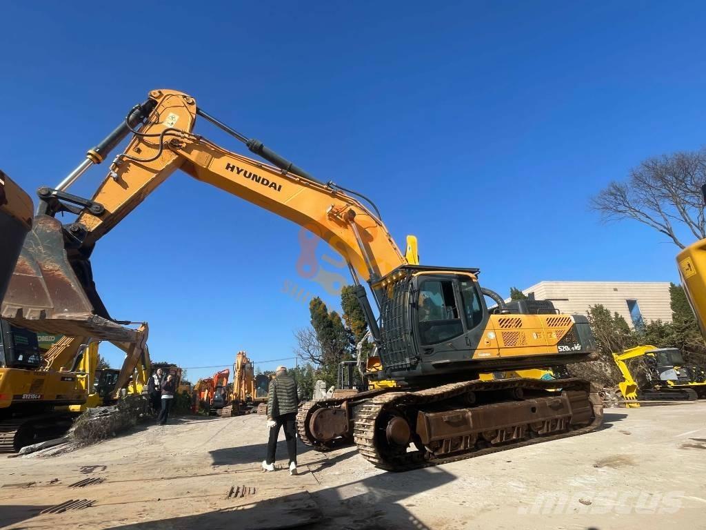 Hyundai Robex 520 VS Гусеничні екскаватори