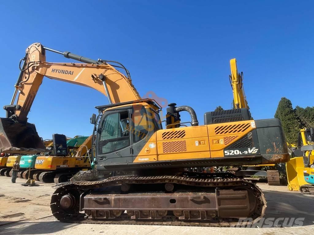 Hyundai Robex 520 VS Гусеничні екскаватори