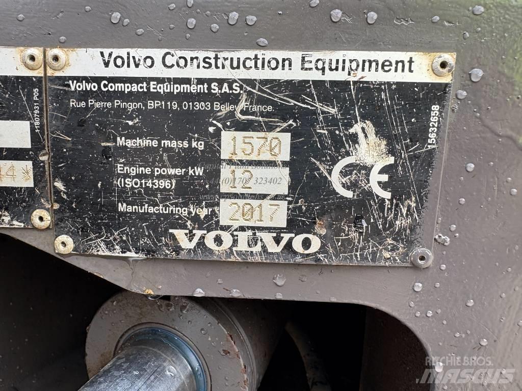 Volvo EC 15 D Міні-екскаватори < 7т