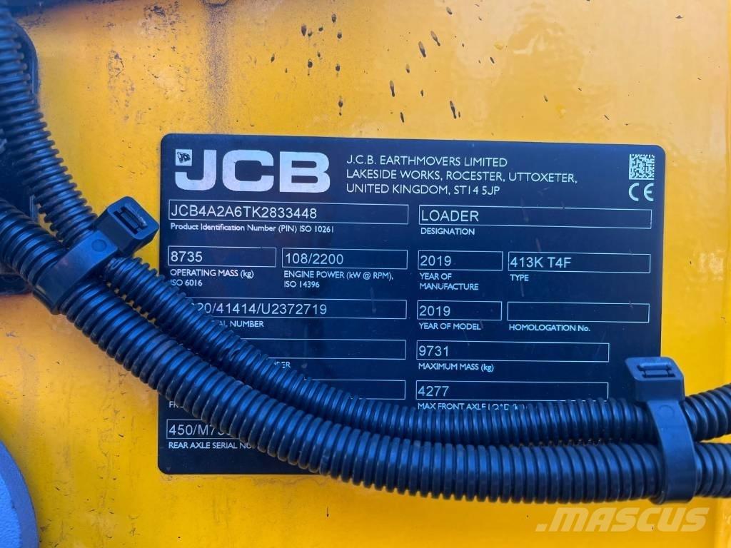 JCB 413K Фронтальні навантажувачі