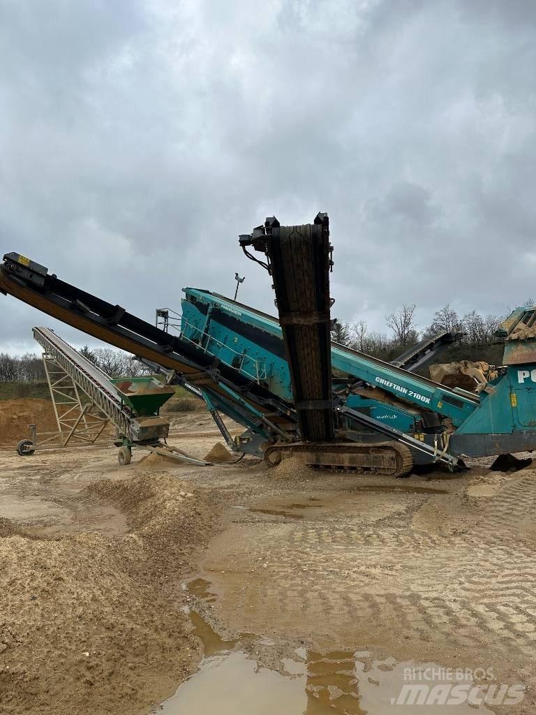 PowerScreen 2100X Мобільні грохоти