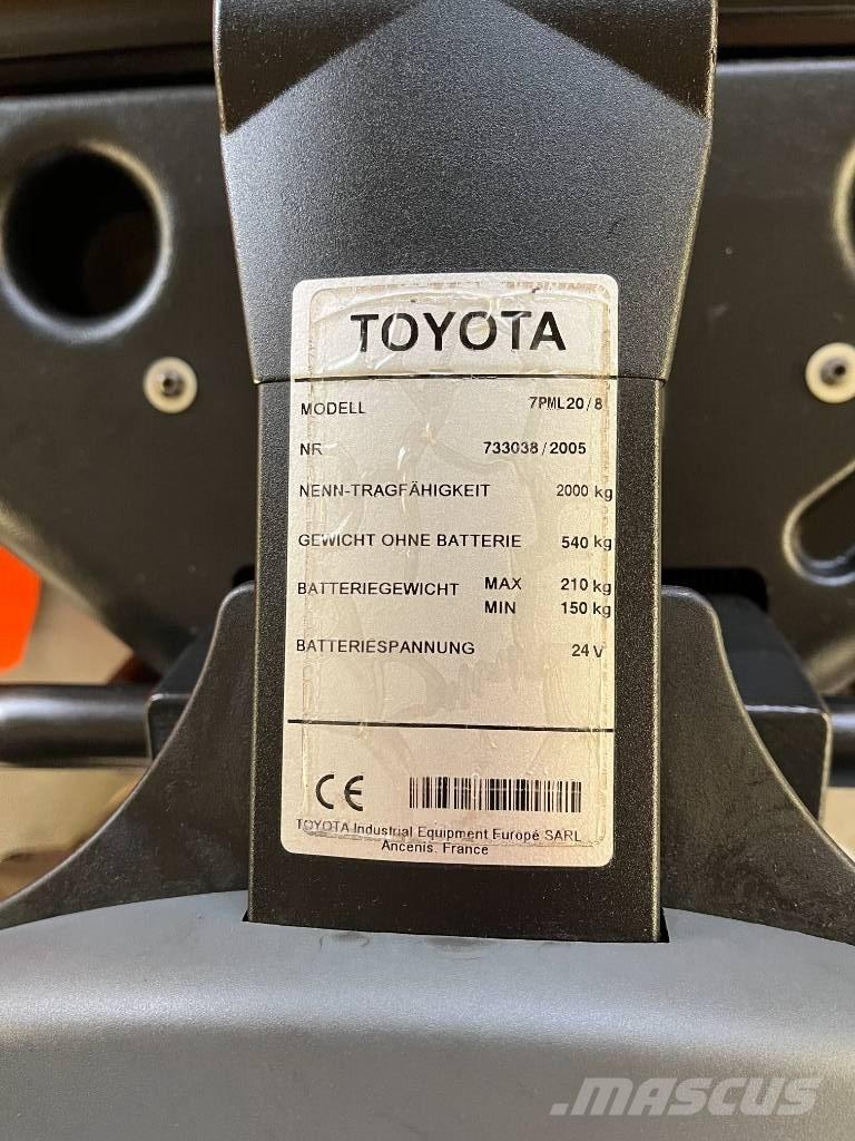 Toyota 7 PML 20 Штабелери