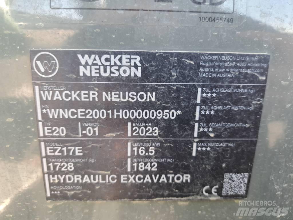 Wacker Neuson EZ17e Гусеничні екскаватори