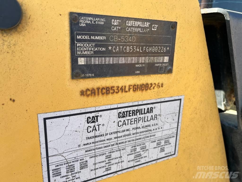 CAT CB 534 D Котки тротуарні
