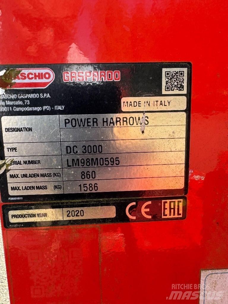 Maschio DC 3000 Поглинальні борони / грунтові фрези