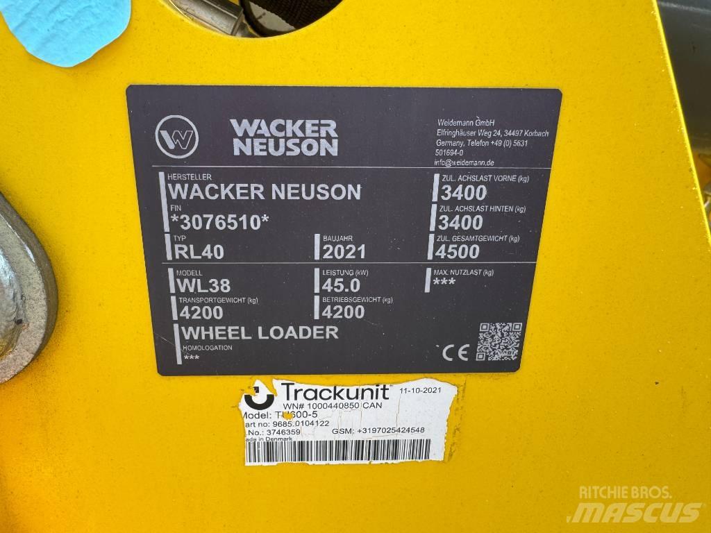 Wacker Neuson WL38 Фронтальні навантажувачі